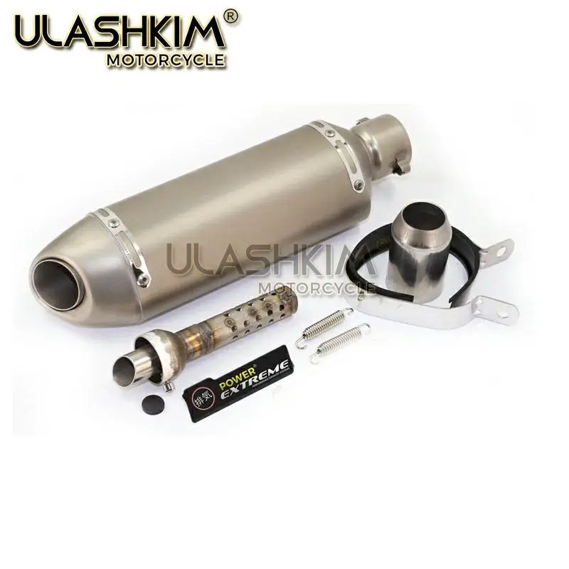 

36~55mm Universal Motorcycle Dirt Bike ATV Exhaust Muffler Escape Slip-On GT250R G310GS G310R F700GS 690 DUKE R1200RT R1200GS