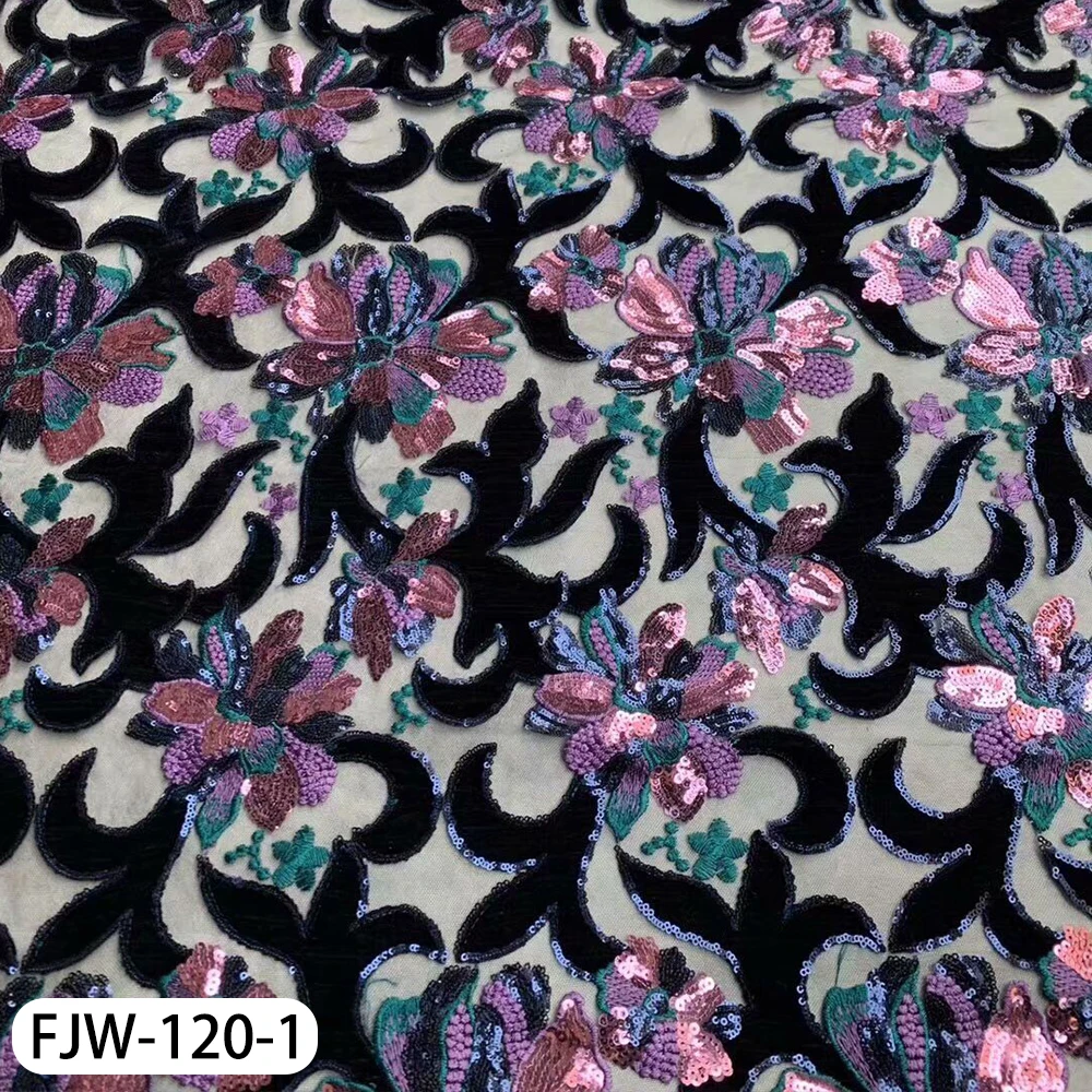 Новинка 2020 африканская Тюлевая кружевная ткань высококачественное бархатное