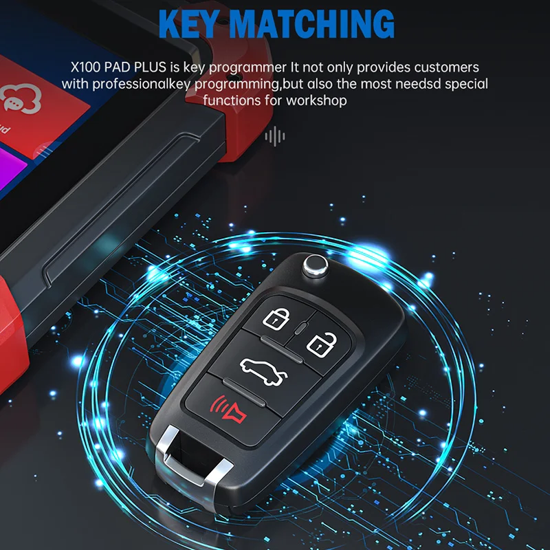 Автомобильный диагностический инструмент XTOOL X100 PAD PLUS программатор ключей OBDII с 12