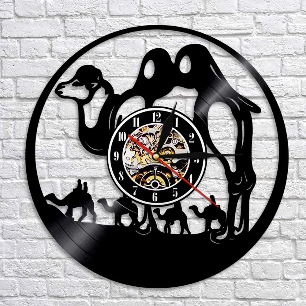 Настенные часы Camelcade виниловые для записи в виде дезертов и животных настенные
