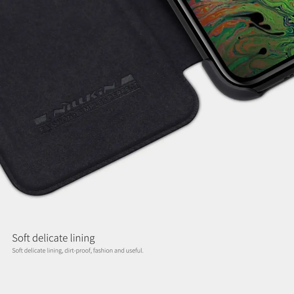 Чехол для Apple iPhone 11 Pro Max, чехол для iPhone 8, 7 Plus, X, Xs, Xr, чехол Nillkin, роскошный кожаный чехол с отделением для карт, флип-чехол, чехол
