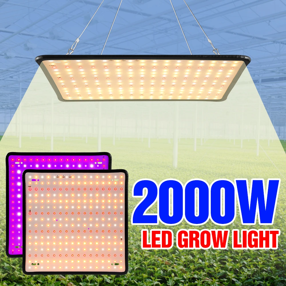 

Full Spectrum Plant Light 2000W Grow Light 220V Indoor Flower Seedling Phyto LED Lamp 110V Fitolamp LED Hydroponics Growth Lamp