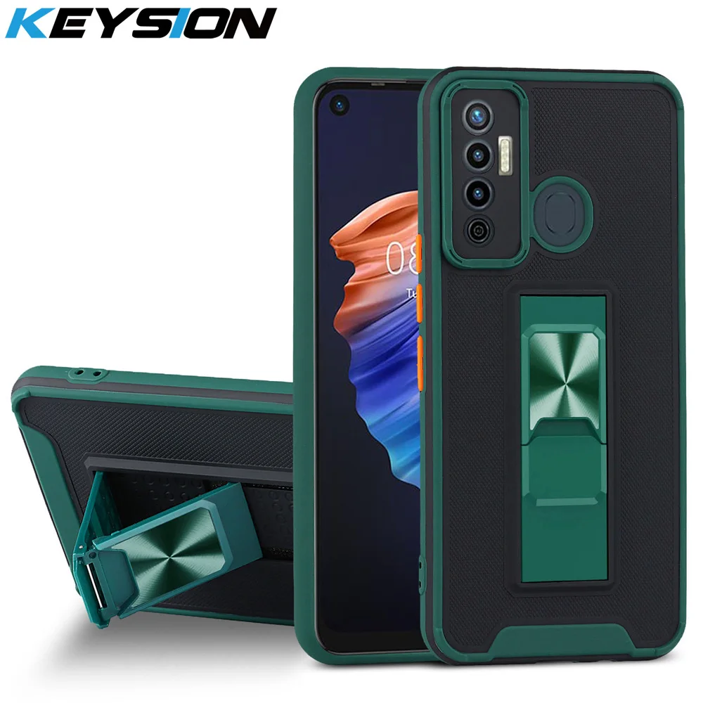 Модный противоударный армированный чехол KEYSION для TECNO Camon 17 16 Premier силиконовый