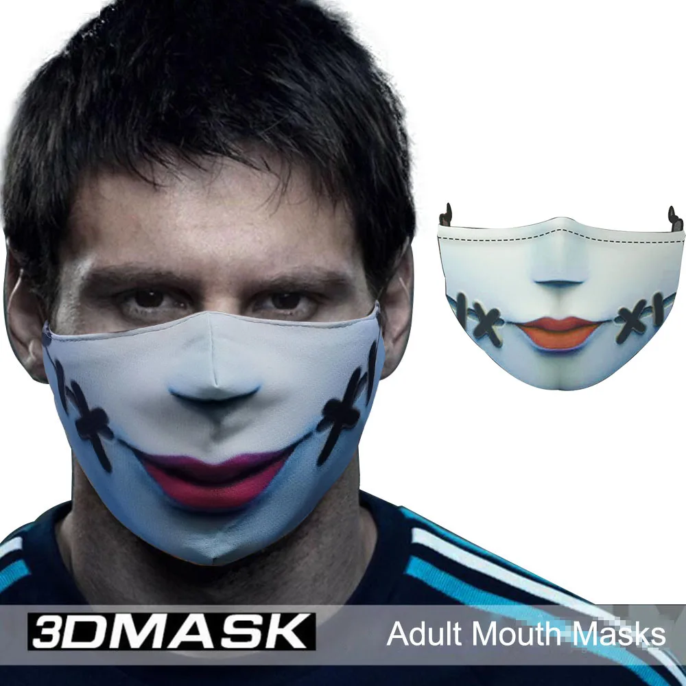 Лидер продаж забавные пыленепроницаемые маски для косплея Тролль Джокер зомби