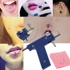 Пистолет Для Пирсинга Ушей, носа, пупка, многоразовый набор инструментов для безболезненного пирсинга пупка, стерильный набор инструментов для пирсинга с 98 гвоздиками для ушей, ювелирные изделия