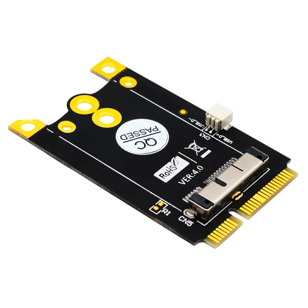 горячая мини pci e до 12 6 pin wifi конверт