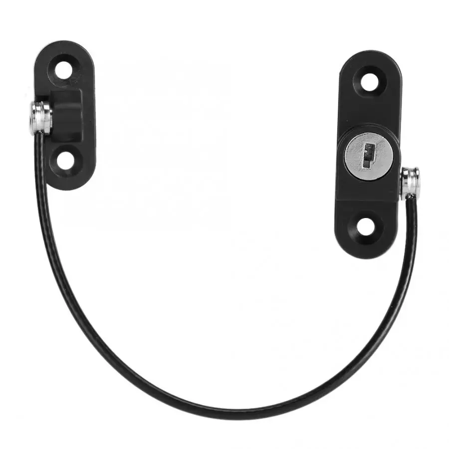 Магнитный замок с защитой от кражи черный для помещений и улицы детская защита