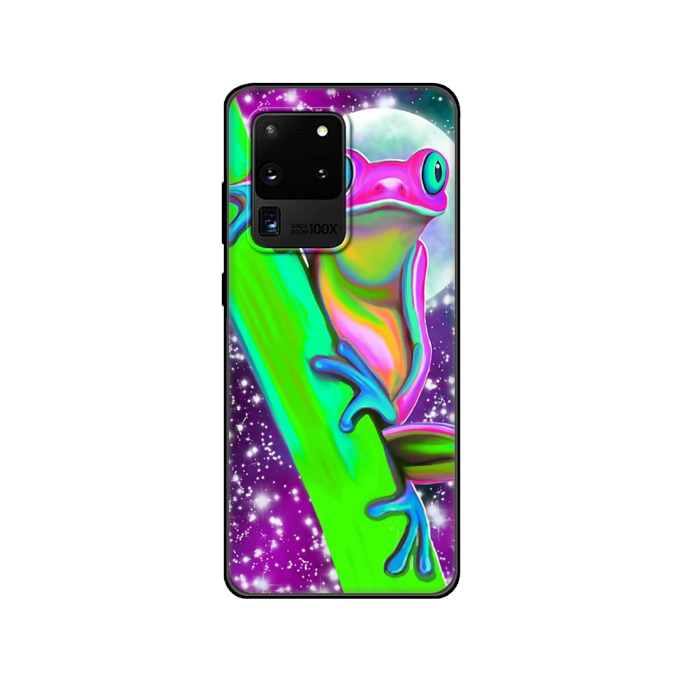 Черный чехол из ТПУ для Samsung galaxy S20 /S20 PLUS/S20 ultra/S20 + /S20FE задняя крышка с грибом