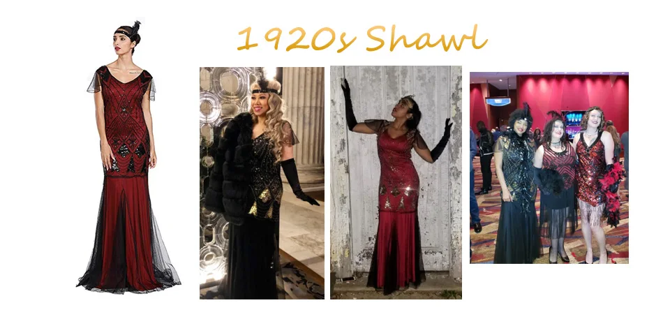 Женские Хлопушка платья 1920s V образным вырезом бисером бахромой большой Гэтсби длинное платье