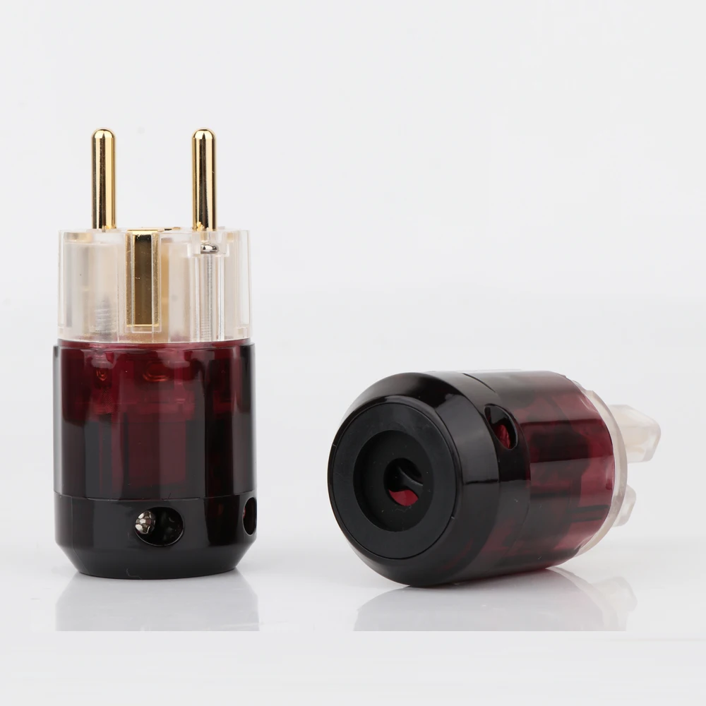 Hifi Oyaide C 079 P 079e Schuko Европейская штепсельная Вилка питания 24k позолоченный IEC аудио
