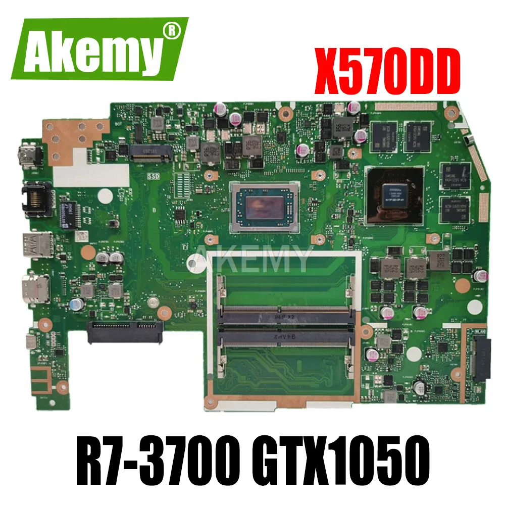 

X570DD материнская плата для ноутбука ASUS TUF YX570D YX570DD X570D X570DD Материнская плата ноутбука R7-3700 Процессор GTX1050 GPU