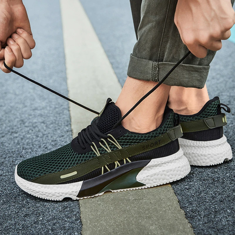 

Men Fashion Casual Shoes 2020 Mens Breathable Walking Sneakers Tenis Masculino Lightweight Zapatillas Sports Footwear 39-46