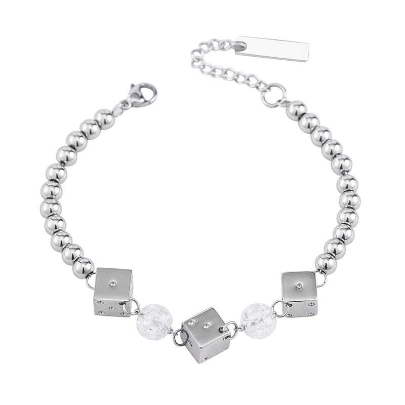 

Светлые роскошные трендовые браслеты, украшения для мужчин и женщин, браслеты из нержавеющей стали с изображением улыбки и кости