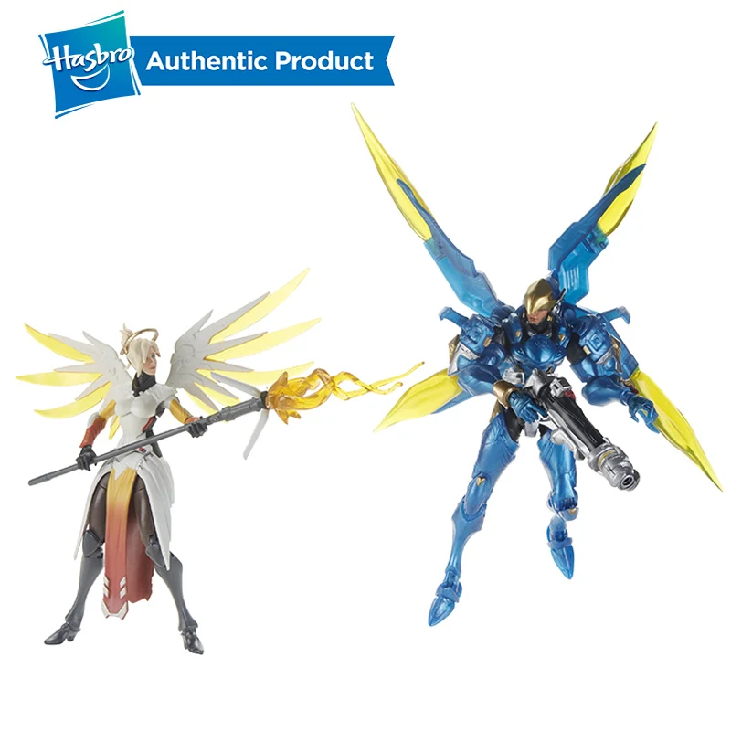 Hasbro Overwatch utilimates 6 ''Mercy &amp Pharah Коллекционные Фигурки горячая Распродажа