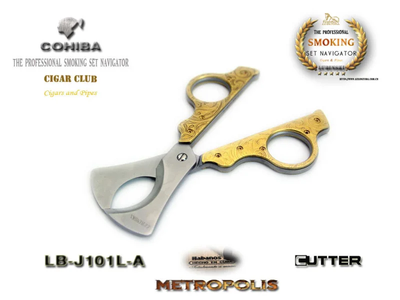 Новинка 1 шт. резак для сигар высокого класса бронзовые резные дизайнерские