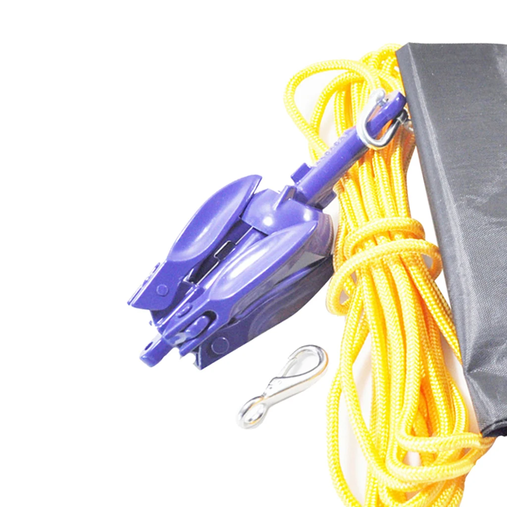 

Marine Kayak Anchor With Rope, Folding Anchor Accessories For Kayaks