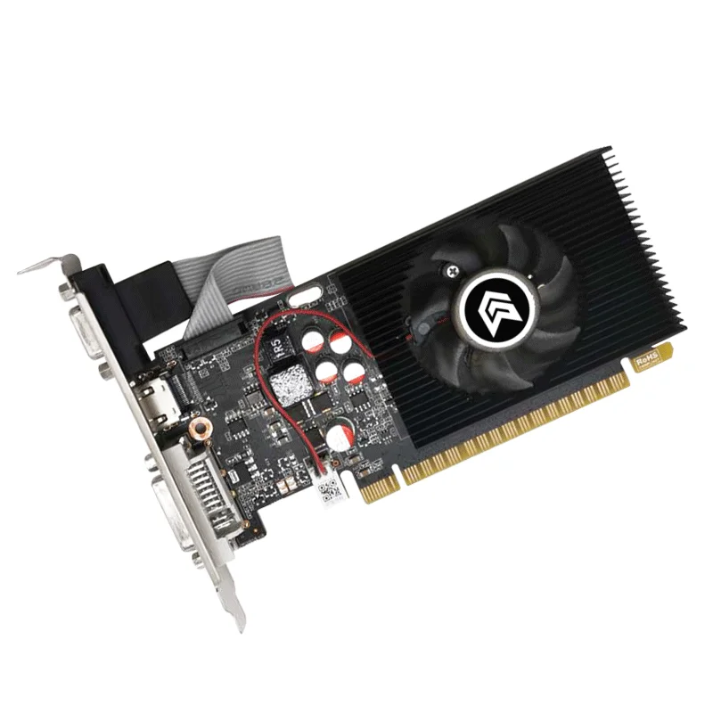 LP Графика карты GTX650 2 ГБ/2048 Мб видеокарта HDMI VGA DVI с вентилятором подходит для