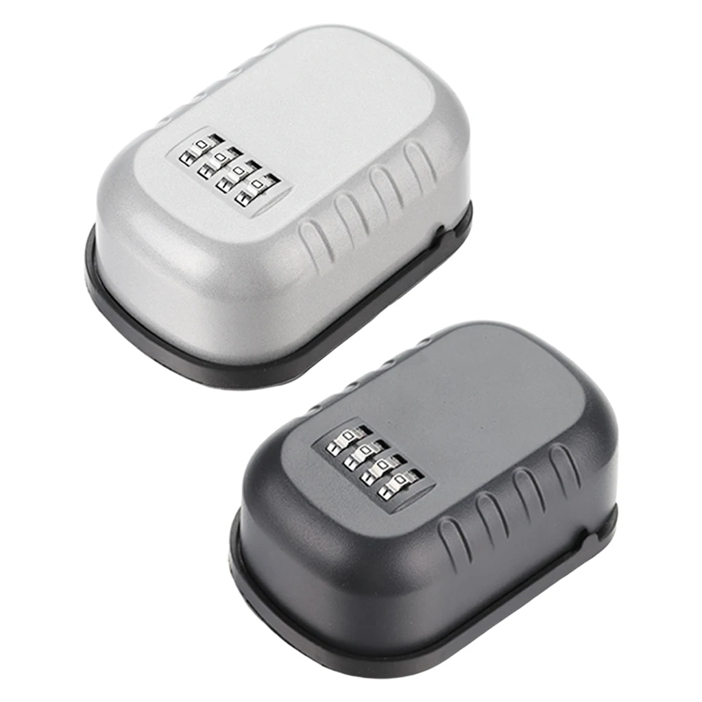 Замок для ключей настенный алюминиевый сплав сейф 4 цифры Комбинированный