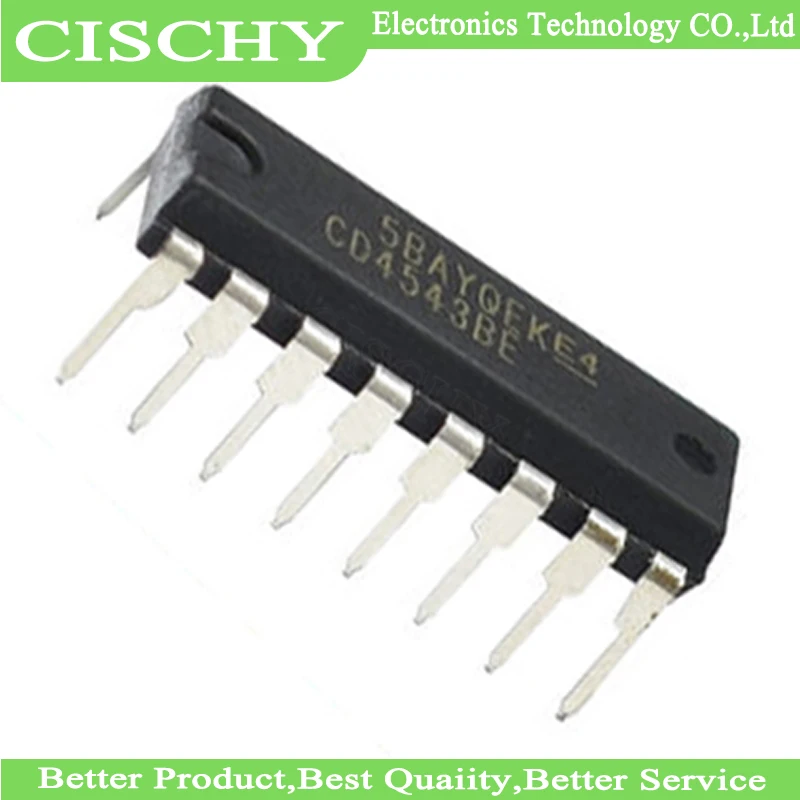 

10 шт. CD4543BE DIP16 CD4543 DIP 4543BE DIP-16