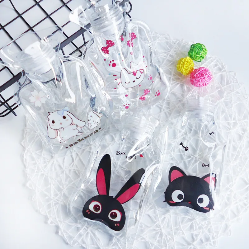 Милые Мультяшные теплые мини бутылки горячей воды портативные для руки девочек