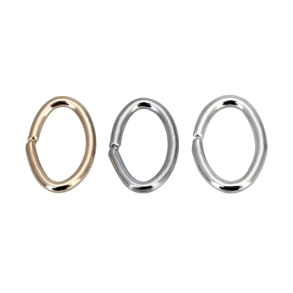 200 шт./лот аксессуары для ювелирных изделий 7x5 мм овальные переходные кольца