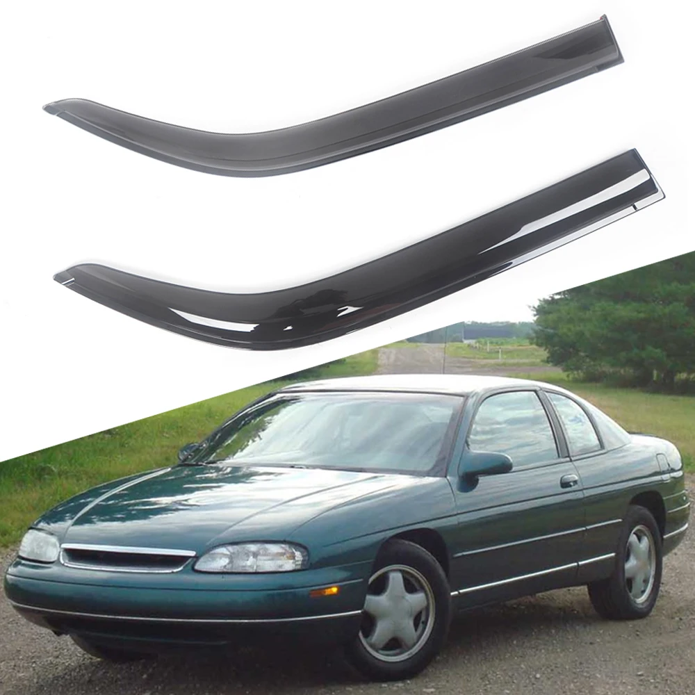 

Козырек для боковых окон автомобиля, черный тонированный козырек для Chevrolet Monte Carlo 1995-2006