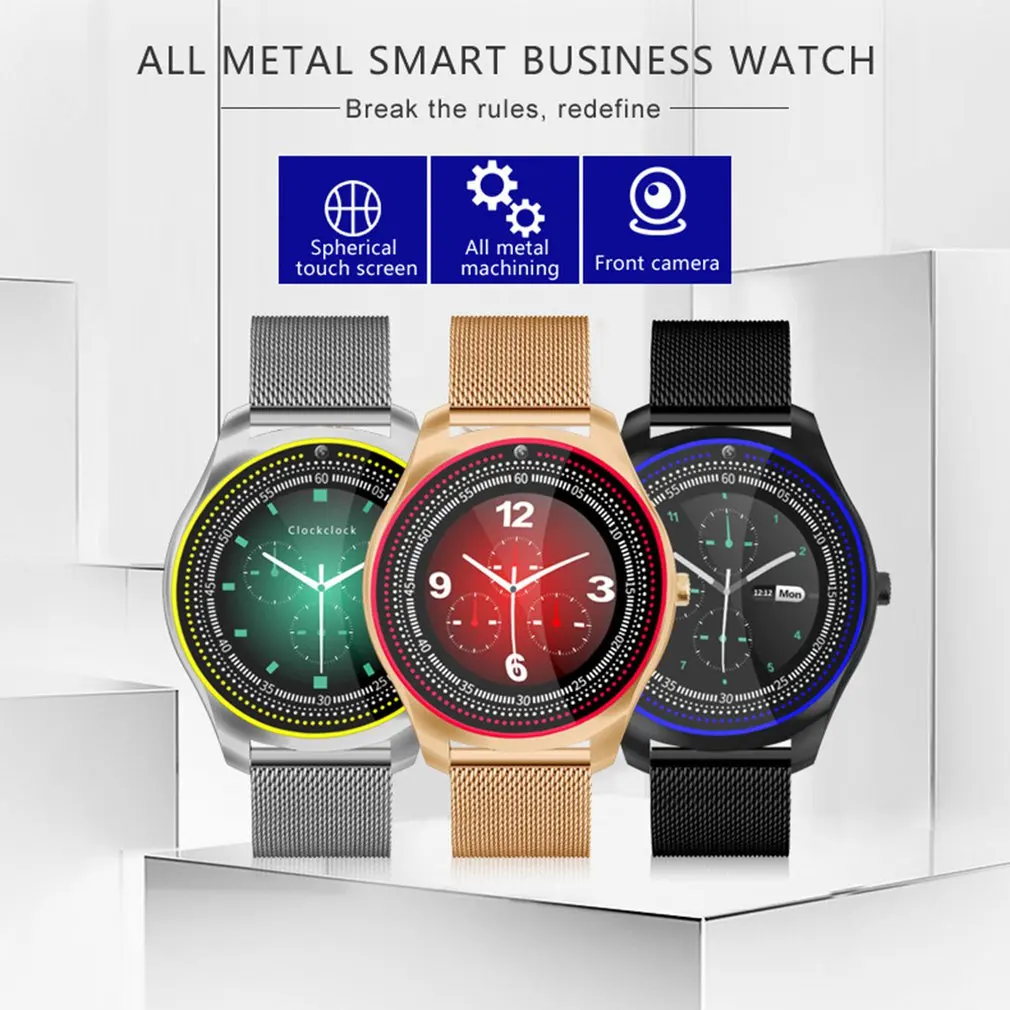 N9 Модные Смарт-часы для мужчин с поддержкой sim-карты камерой шагомером Bluetooth 3 0