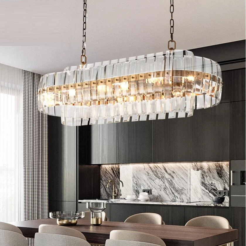 

American crystal chandelier for living room room hotel lobby decoration lamp Nordic crystal luxury chandelier