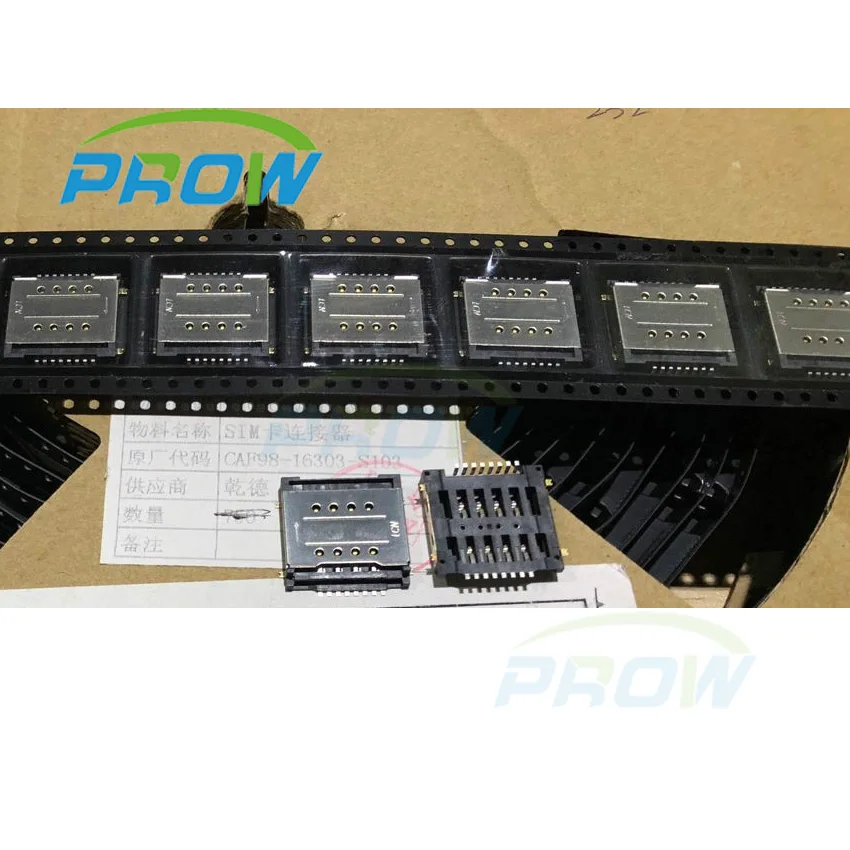 CAF98-16303-S103 разъем SIM Prow socket LCN SMT CAF98 16303 S103 | Строительство и ремонт