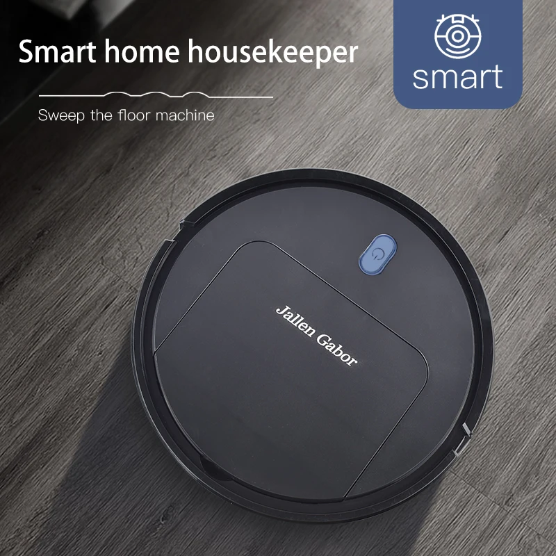 

1800Pa Multifunctional Robot Vacuum Cleaner Home Vacuuming Smart Cleaning Housekeeping Dry/ Wet 3-In-1 USB Charge Sweeping Mop