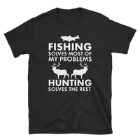 funny fishing and hunting shirt hunter cool t shirt