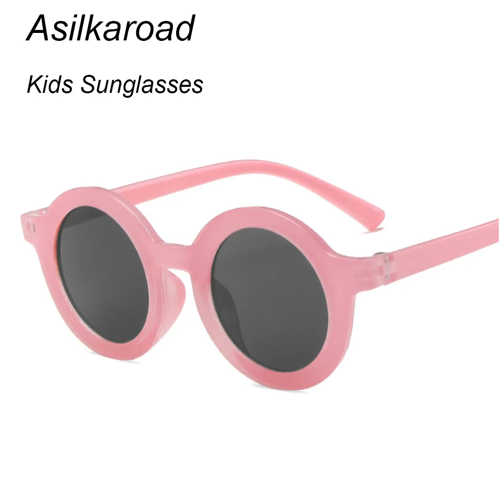 

Kids Sunglasses Plastic Round Girls Boby Childrend Sun Glasses Gafas De Sol UV400 Asilkaroad