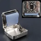 Металлическая Автоматическая машинка для скручивания табака, 1 шт., 70 мм, чехол для жестяной коробки