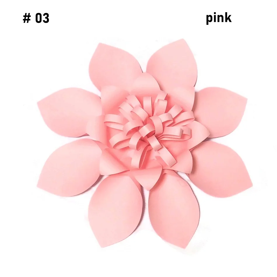 40 см Cardstock Роза Сделай Сам легкие гигантские бумажные цветы 4 свадебные декорации