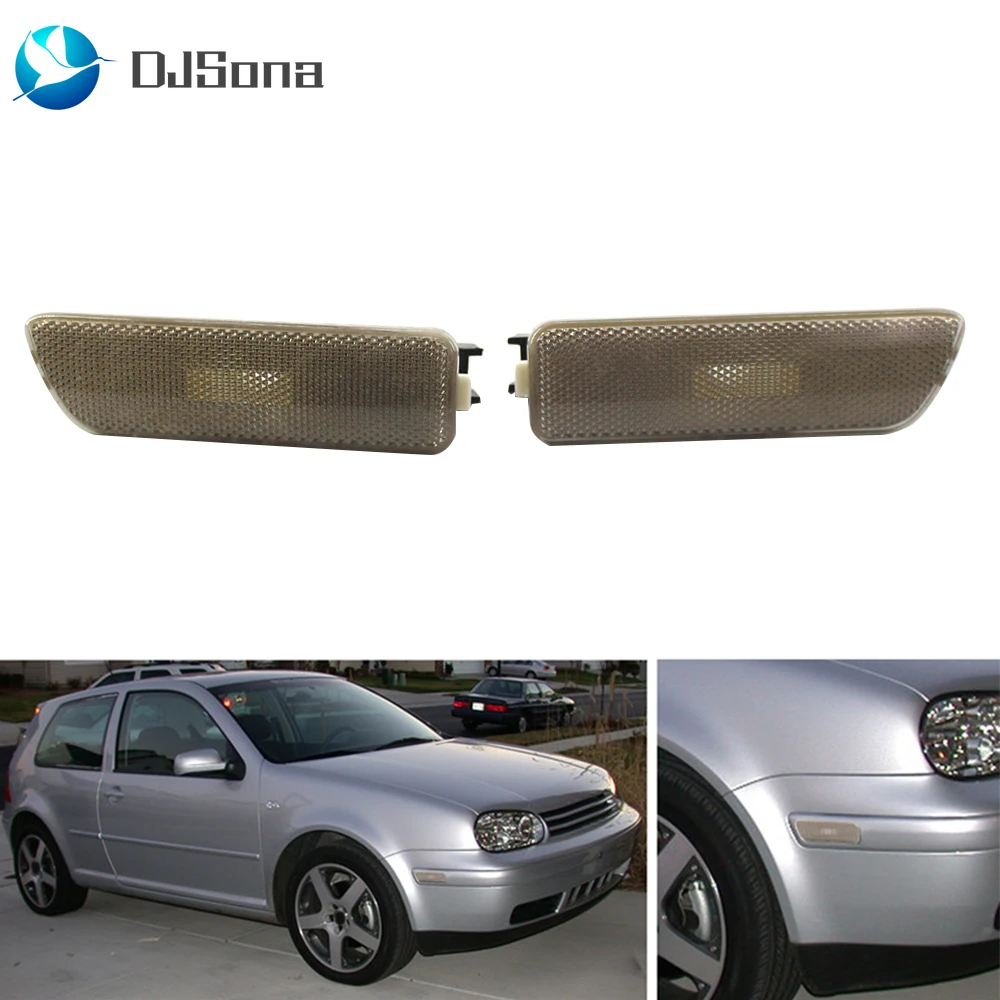 2 шт. боковые габаритные огни Knipperlichten указатели поворота для Golf 4 Jetta Mk4 мигалка с
