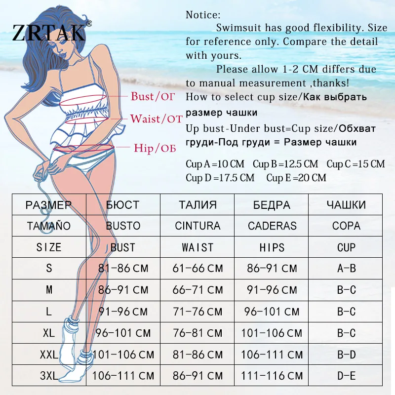

Zrtak Handwork Bikinis Three Piece Set Sexy Flower Print Swimsuit Women Swimwear Triangle Swimming Suit Beach Halter Top Bather