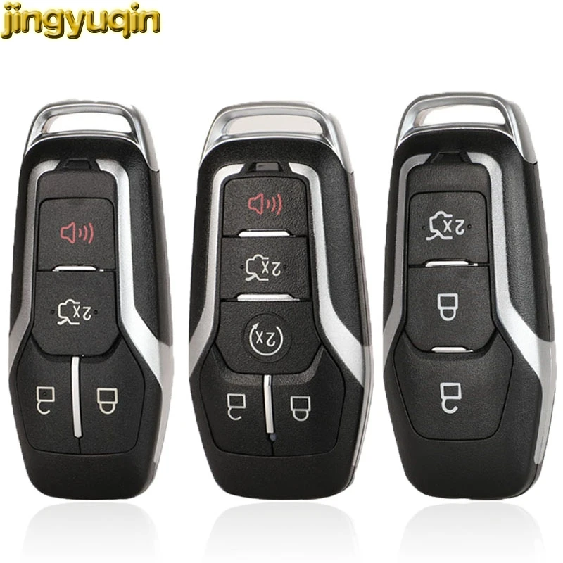 Jingyuqin 3/4/5 кнопки дистанционного ключа автомобиля в виде ракушки для Ford Edge Explorer Fusion
