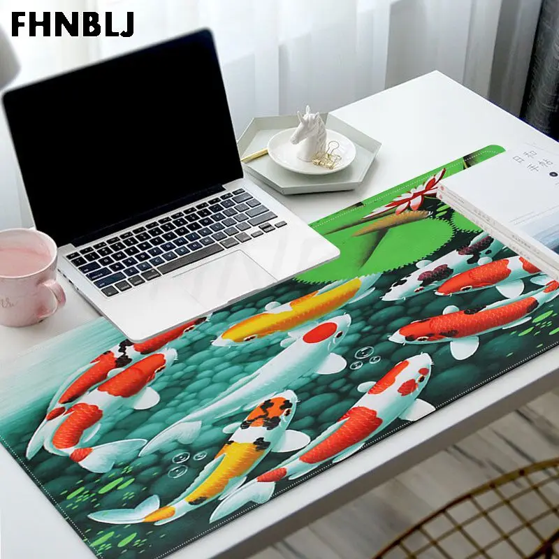 

japan lucky fish Simple Design Keyboards Mat Rubber Gaming mousepad Desk Mat Size for Keyboards Mat Mousepad for boyfriend Gift