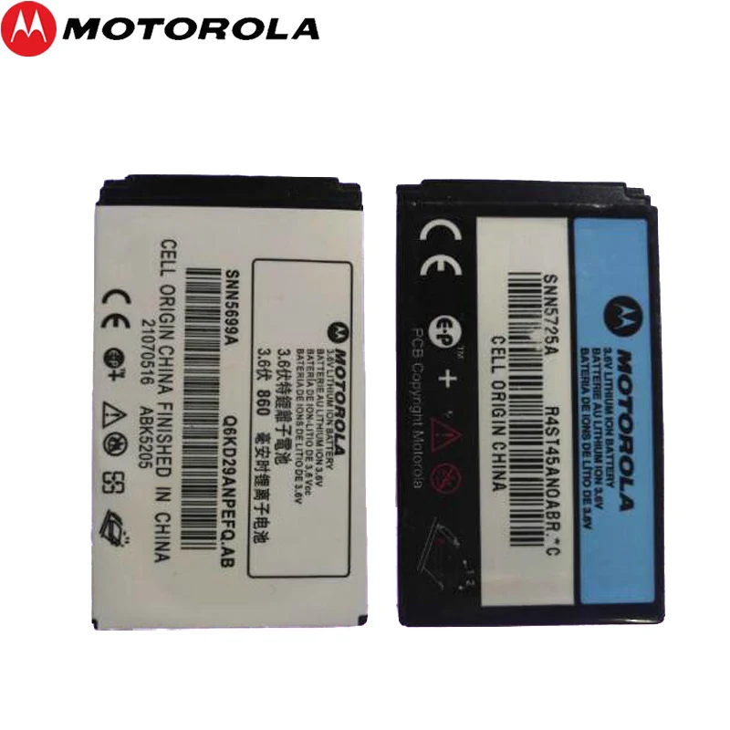 SNN5699A 860mAh Аккумулятор Motorola GK40 HC60 HC40 SNN5699A BX40 Для телефона Motorola новейшее производство Высококачественная батарея+ код отслеживания - Цвет: SNN5699A 860mAh