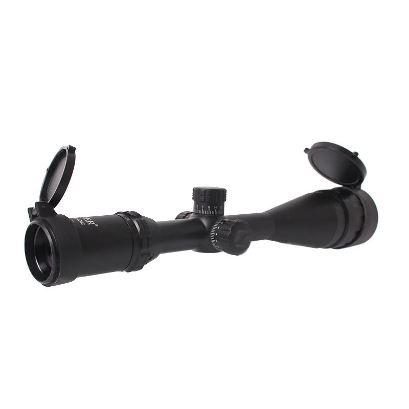 LUGER 6-24X50 Riflescope красный и зеленый ретикальный волоконно-оптический прицел охотничий прицел для винтовки страйкбол Воздушный пистолет с рейкой