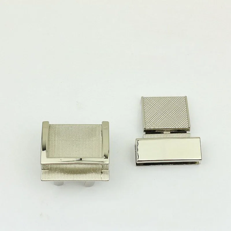 20Pcs 39x35mm Rectangle Handbags Turn Lock Hardware Accessories Metal Twist Lock Buckle Switch Lock Latch Padlock for Bag Lock