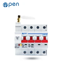 open wifi circuit breaker 63a 4p mcb remote control timing switch delay set function automatic lock intelligent