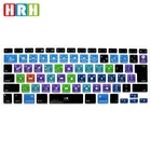 HRH Final Cut Pro X функция Hotkey японская силиконовая крышка для клавиатуры Защита кожи для Macbook Air Pro Retina 13 