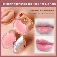1pc fruit lip mask nourishing moisturizing lip balm repair dryness chapped lip lines lipstick primer makeup lip care tslm1
