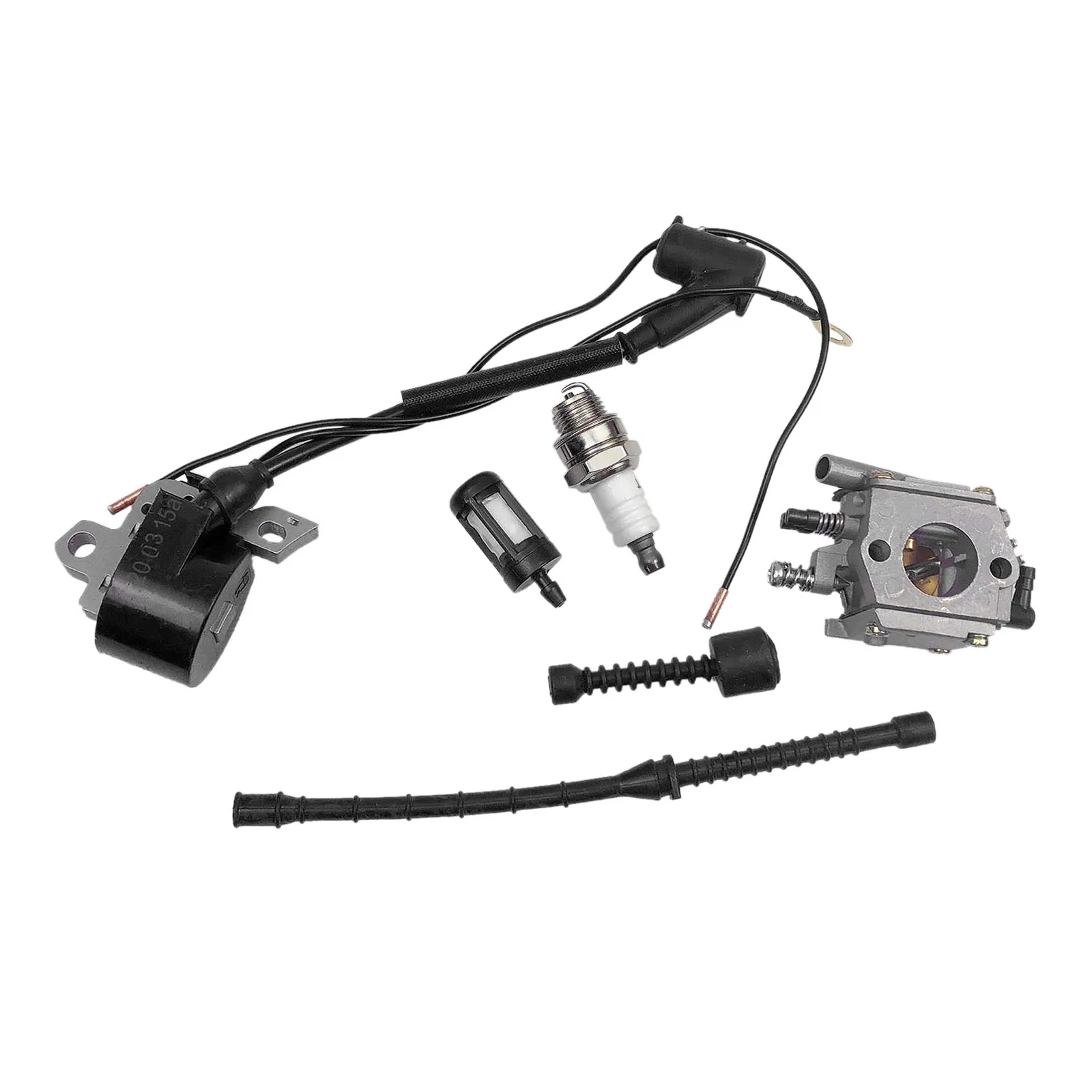 Бензопилы карбюратор катушка зажигания топливный шланг для масла Свеча подходит