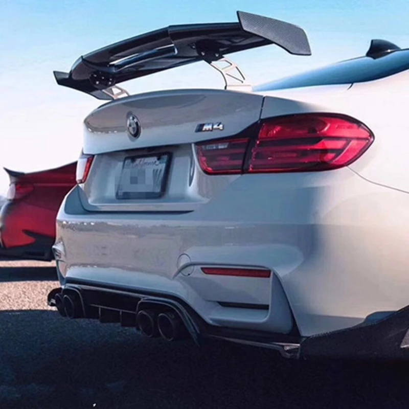 Автомобильный Стайлинг внешний модифицированный задний спойлер из углеродного