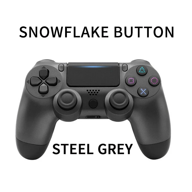 Bluetooth Беспроводной джойстик для PS4 контроллер подходит для Игровые приставки 4 консоль для Игровые приставки Dualshock 4 геймпад для PS3 консоли геймпад джойстик для gamepad геймпад для пк для PS4 - Цвет: type1 Steel Grey
