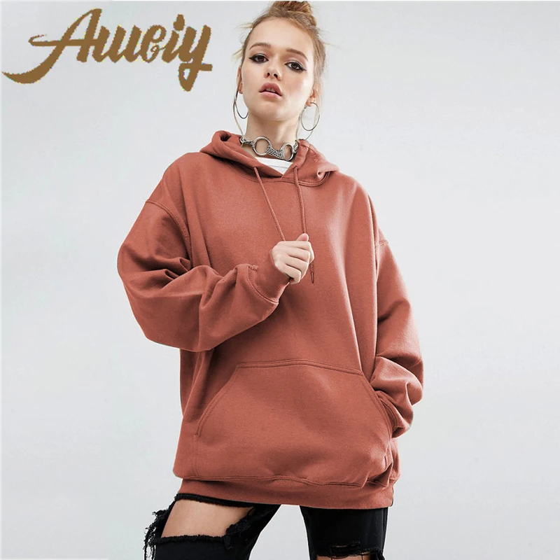 2019 Осенняя последняя свободная однотонная женская спортивная рубашка с рукавом