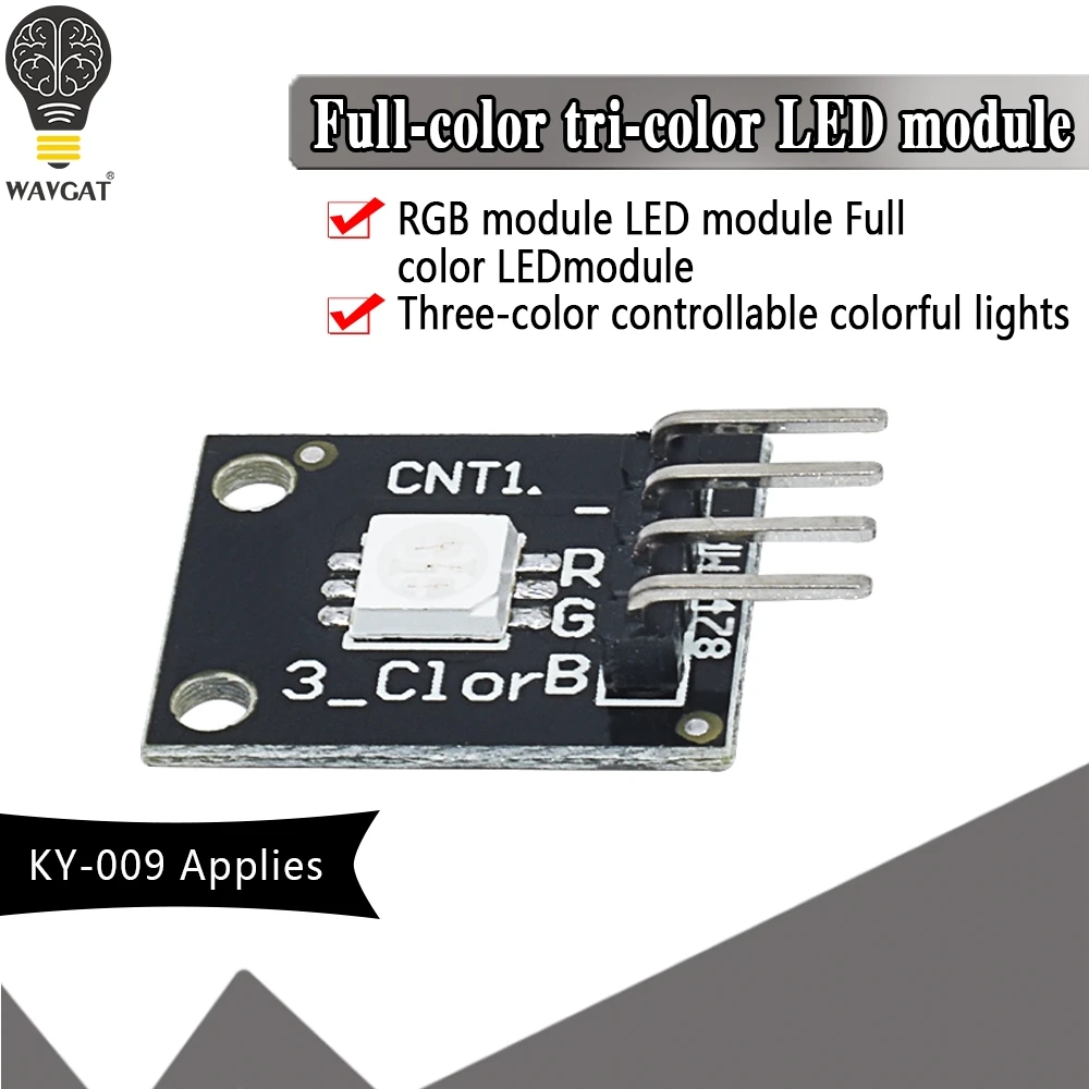 1 шт. KY-009 5050 PWM модулятор RGB SMD светодиодный модуль светильник для Arduino MCU Raspberry CF Board