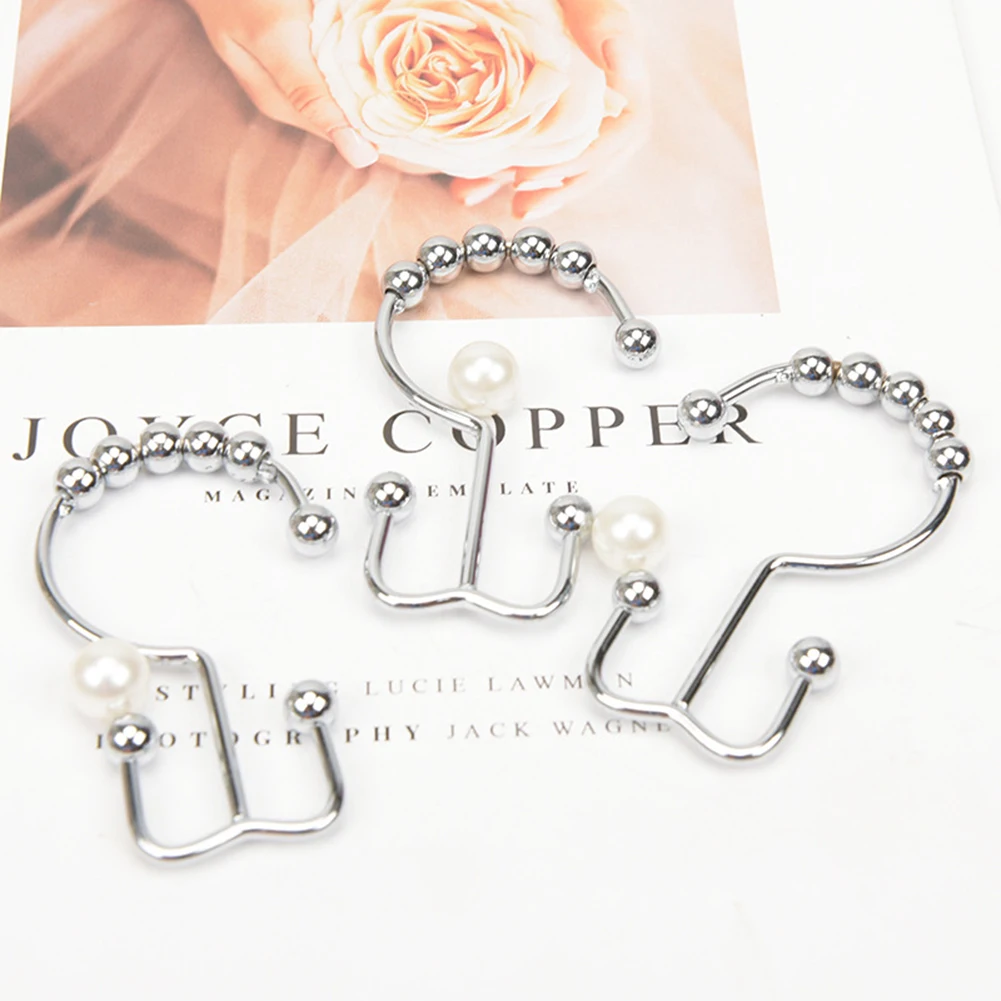 12 шт Крючки набор премиум класса из занавеска для ванной комнаты и вкладыш